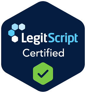 LegitScript certified seal